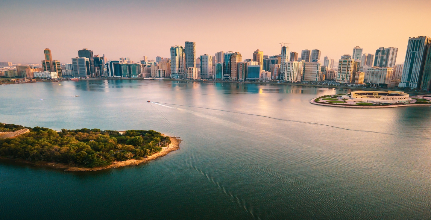 La ciudad de Sharjah 